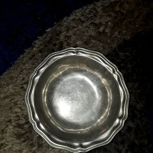 Heavy silver bowl